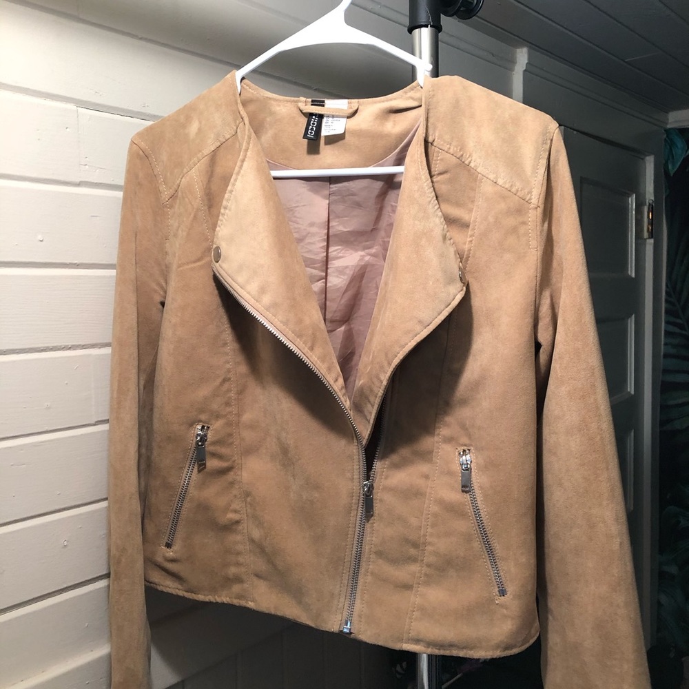 H&M Caramel Suede Moro jacket